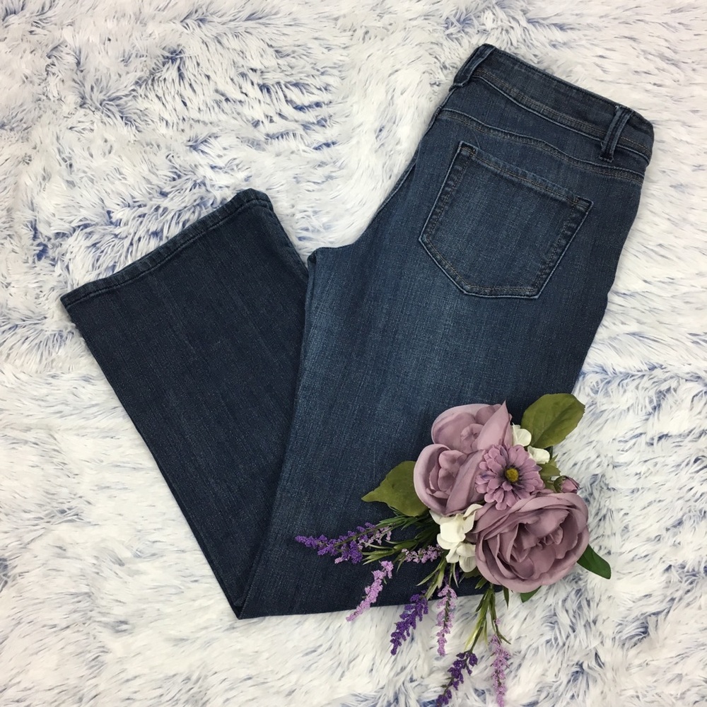 The Limited Dark Wash Mid Rise Bootcut 10x29.5